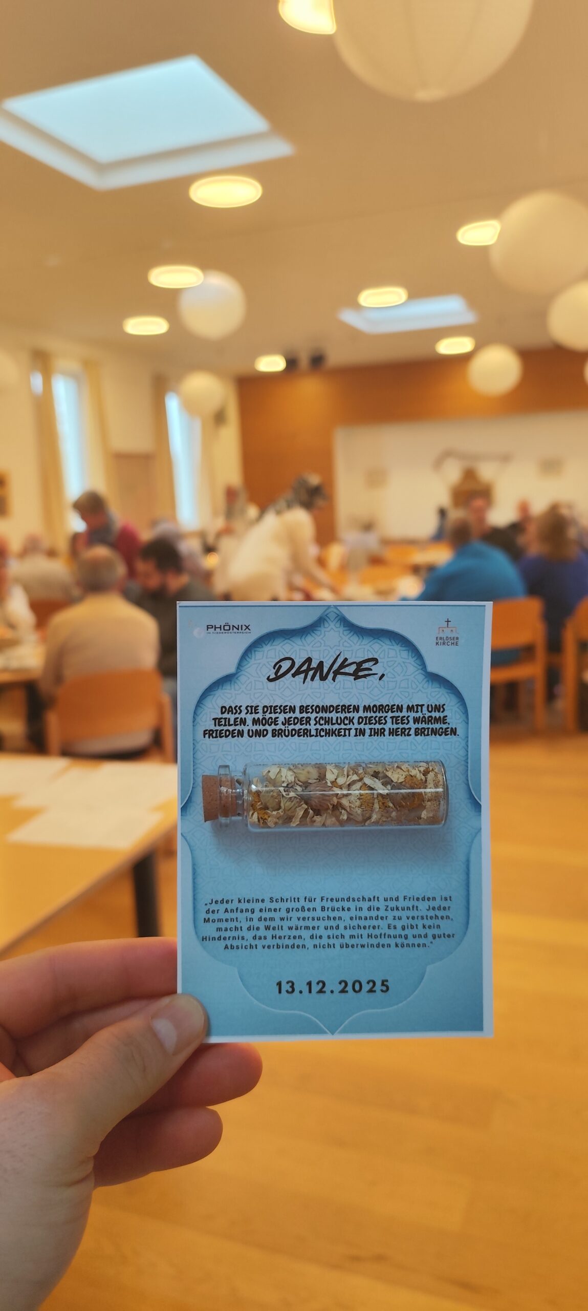 Gemeinsames Frühstück im Zeichen von Freundschaft und Dialog